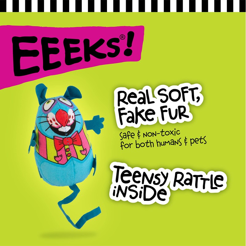 Pet Mate Fat Cat Classic Eeeks Flower Toy