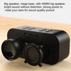 2 in 1Wireless Speaker Alarm Clock Mega Bass Noise Reduction