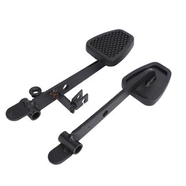 Throttle Brake Pedal Durable Metal Rubber Gas Accelerator Pedal for ATV Go Kart Quad Pit Dirt Bike UTV