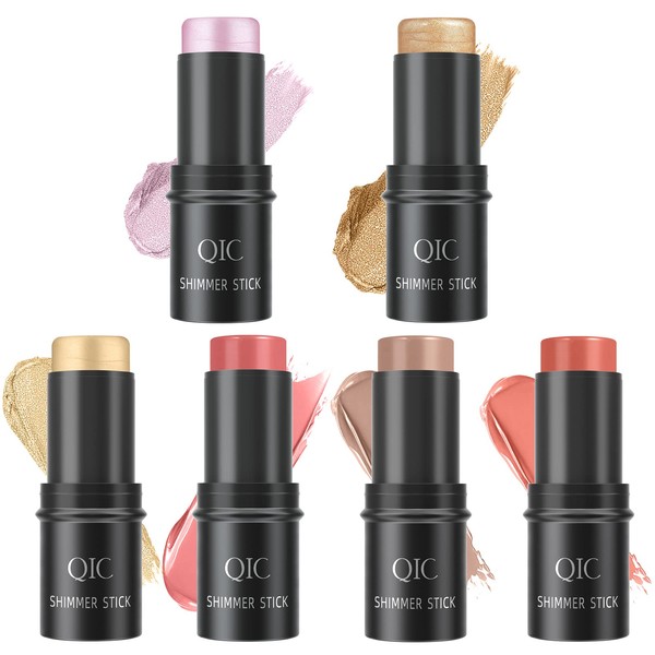 6 Colors Contour Stick Highlighter Stick and Cream Blush Stick
