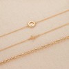 LOYATA Gold Bead Chain Bracelet Tiny Ball Link Chain 14K