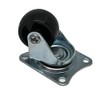4 Pack 1" Swivel Caster Wheels Rubber Base with Top