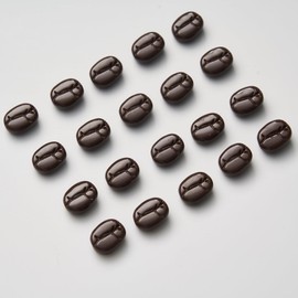 20pcs Strong Magnetic Coffee Bean Shaped Fridge Magnet Set - Multi - Functional Note - Holding Magnets