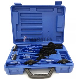 Cal-Hawk 11pc SNAP RING PLIERS Set Mechanics Circlips Auto Tool Internal External Pliers