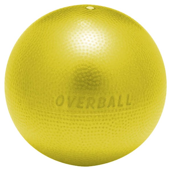 GYMNIC Small Balance Ball, Soft Gimnik, Textured Surface, Yellow, Maximum Diameter of Approx. 9.1 inches (23 cm), Special Booklet Included