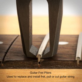 Guitar Fret Pliers, Symmetrical Edges, Non-Slip Handle, Safe Operation for Repairing Musical Instruments, Suitable for Multiple Guitar Types