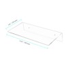 NINGWAAN 6 Pack Acrylic Floating Shelves, 12 x 6 inch