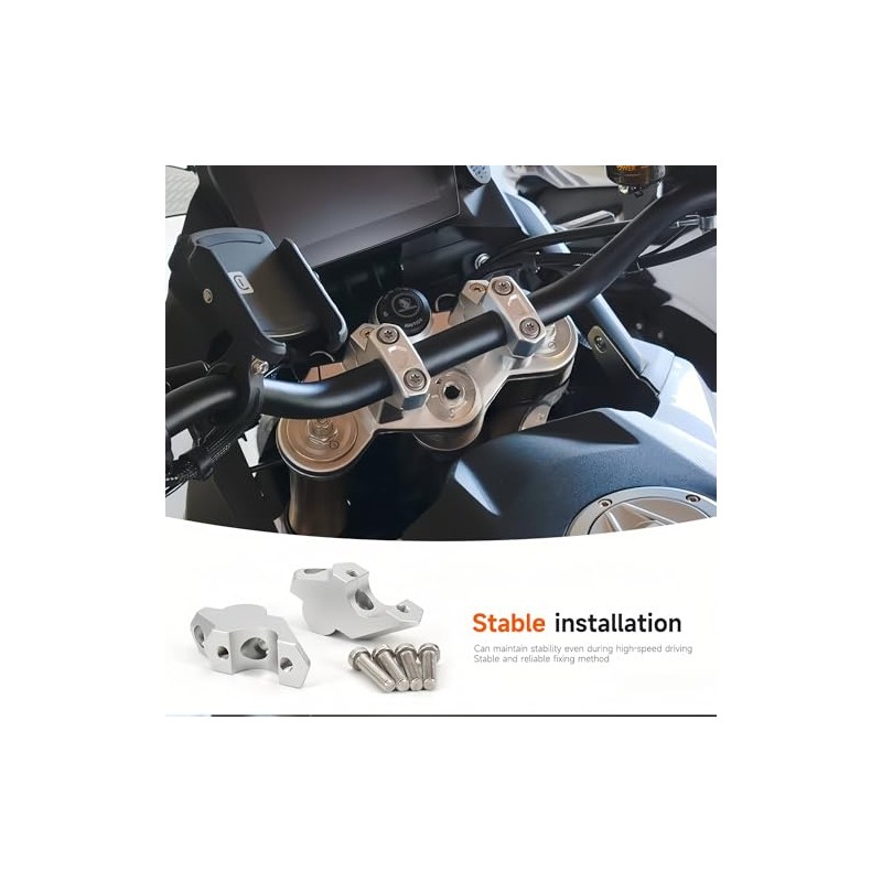 For Voge 900 DSX Handlebar Riser Bar Mount Handlebar Clamp