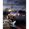 HUQUZN Rear License Plate Lamp Light Socket Wire Harness Fit