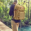 FRTKK Tactical MOLLE Water Bottle Pouch with Drawstring Open Top