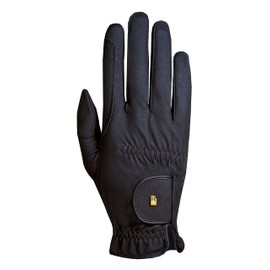 Roeckl Sports equestrian gloves ROECK-GRIP, summer riding glove, black 9.5