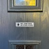 No Junk Mail Sticker for Letterbox Door or Window/Effective Deterrent