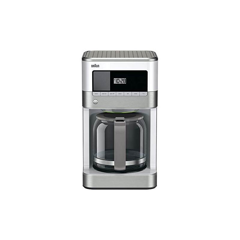 Braun KF6050WH BrewSense Drip Coffee Maker, White