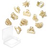 12Pcs Small Metal Hair Clips, Mini Hair Clips for Girls,
