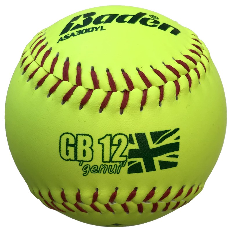 Baden GB12L 'Genui' Softball - ASA Approved - Pack of