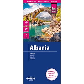 Reise Know-How Landkarte Albanien / Albania (1:220.000): reiß- und wasserfest (world mapping project)