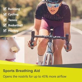 WoodyKnows Racer Nasal Dilator, Soft and Flexible, Improves Sports Airflow, Nasal Congestion aid, Enhance Contact Sports (Trial XS/S/M/L)