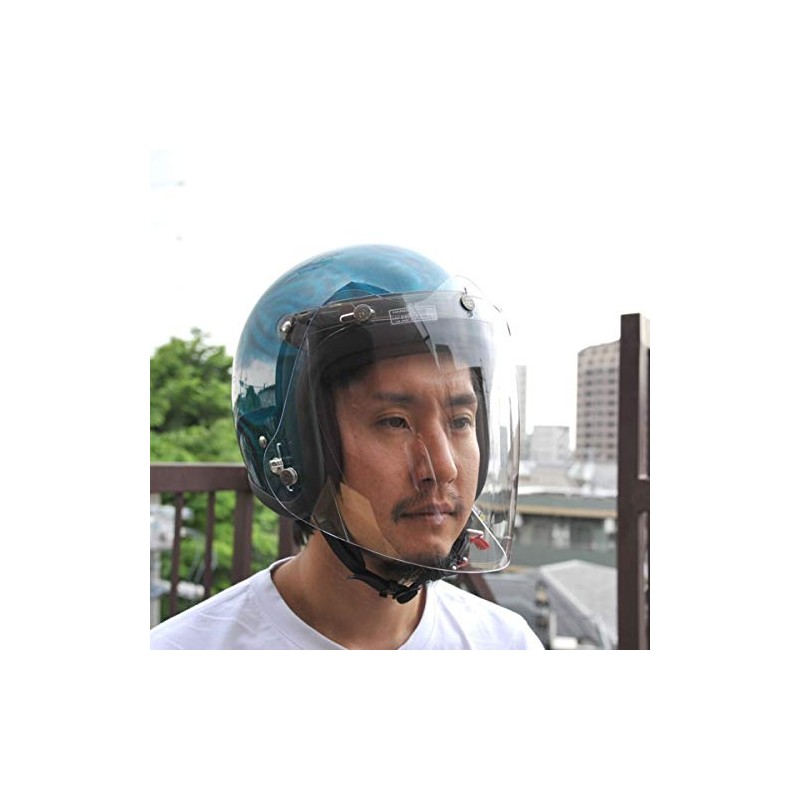 JAMTECH JAPAN CPSB-01 72JAM Helmet Shield, Retractable 3D Competition Shield