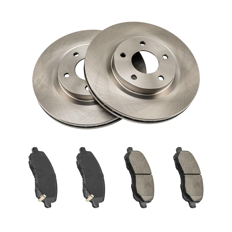 PHILTOP Front Brake Pads and Rotors kit Fit for Mitsubishi