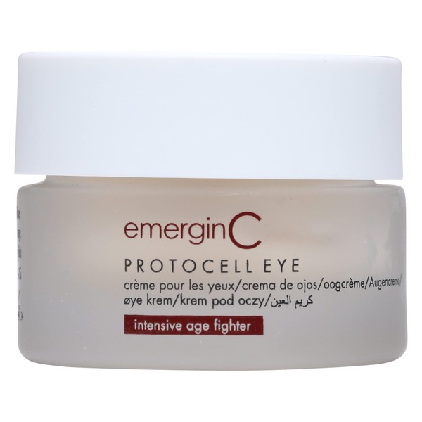 EmerginC Protocell Eye Cream - Plant Stem Cell Eye Treatment with Hyaluronic Acid to Address Visible Signs of Aging (0.5 oz, 15 ml)