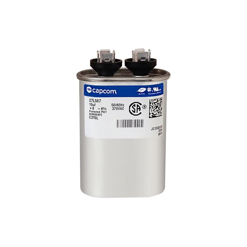97F9004-15 uf MFD 370 Volt VAC - CBB65 Oval Run