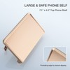 TRUSTMI Toilet Paper Holder with Phone Shelf, Bathroom Accessories Tissue
