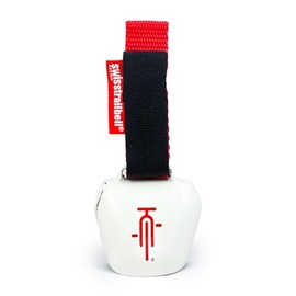 swisstrailbell® Mexico Edition WhiteBell - Red Bike, Red Band, Bicycle Bell, Traibell, Signal Bell