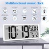 Large Digital Wall Clock with Backlight 14.2 Inch Digital Alarm