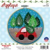 Felt Applique 6" CAR Scene