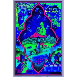 Scorpio Posters Wonderland - Flocked - Blacklight Poster - 23" x 35"