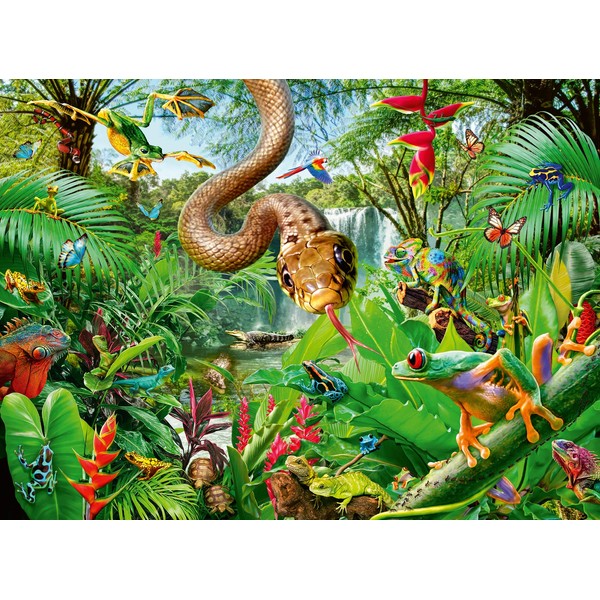 Ravensburger 12978 Reptile Resort 300 Piece Jigsaw Puzzle for Kids and Adults Age 9 Years Up, Multicolour, One Size