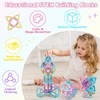 ECHOCUBE Magnetic Building Blocks, 70 PCS Construction Magnetic Tiles Set