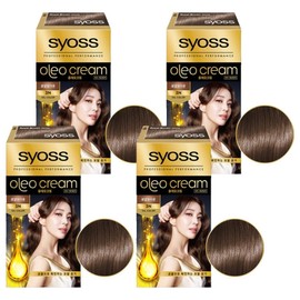Saios Oleo Cream Hair Dye, 3N Royal Brown, 4 pcs / 사이오스 올레오크림 염모제, 3N로얄브라운, 4개