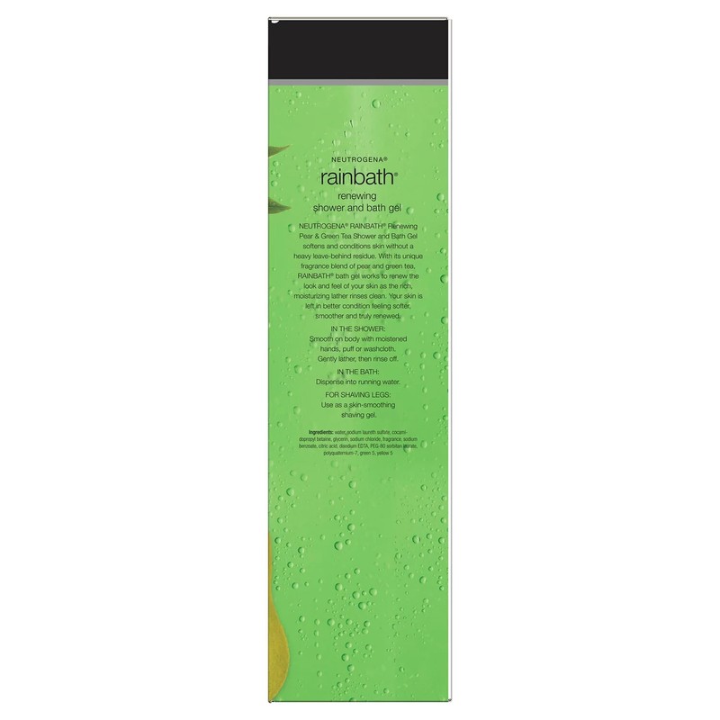 Neutrogena Rainbath Shower Gel Pear & Green Tea 40oz Bath