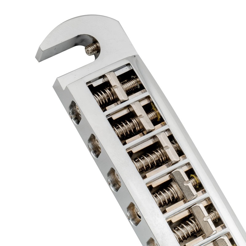 Musiclily Pro 52.5mm Pigtail Style Adjustable Wraparound Bridge Tailpiece for