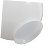 WHAMVOX Milky White Glass Spherical Lampshade Replacement for Lights Elegant