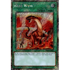 Heat Wave (Platinum Secret Rare) - RA03-EN058 - Platinum Secret Rare - 1st Edition