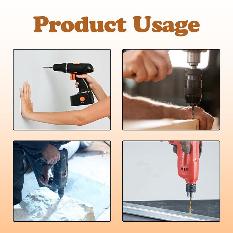 Meijunter 3Pcs Hex Shank Drywall Drill Bit Holder Magnetic Bit