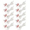 10pcs / bag 2.35mm 1.5m 2‑In‑1 Button Type Electrode Lead