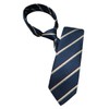 The Shirt Studio Navy Stripe Automatic Knot Tie