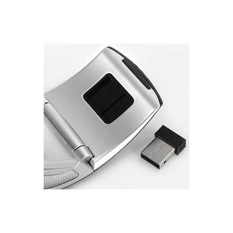 weixingu Foldable 2.4GHz Wireless Mouse for The PC, Folding/Mice Wireless