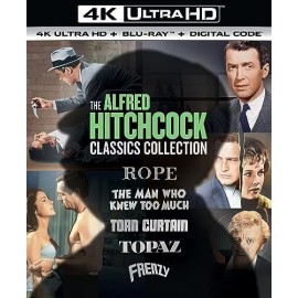 Alfred Hitchcock Classics Collection 5 Films in 4K UHD with Bonus Content
