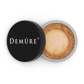 Demure Mineral Make Up, Medium Dark Warm Mineral Foundation Makeup, Concealer Makeup, Natural Makeup Made with Pure Crushed Minerals, Loose Face Powder.