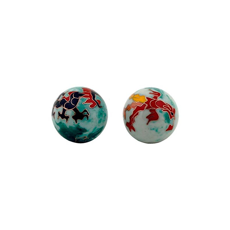 QiGong Singing Ball 1 Pair with Sound Mechanism, Meditation Ball,