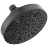 Delta 6-Setting Matte Black Shower Head with High Pressure Spray,