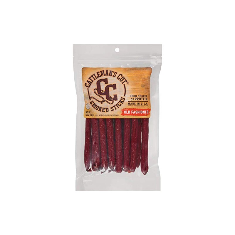 Cattlemans Smoked Sticks, 12 Ounce -- 8 per case.