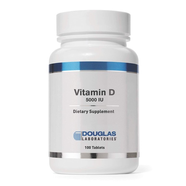 Douglas Laboratories - Vitamin D (5,000 I.U.) - Vitamin D3 Health Supplement - 100 Tablets
