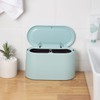 Ciieeo Desktop Mini Trash Can Ejection Lid Compact Garbage Container