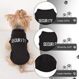 Dog Shirt Vest Summer Clothes for Small Dogs Boy Girl Stretchy Puppy T-Shirts Soft Breathable Lightweight Tank Top Cooling Tee Tshirts Cats Sleeveless Outfit, M, Black2