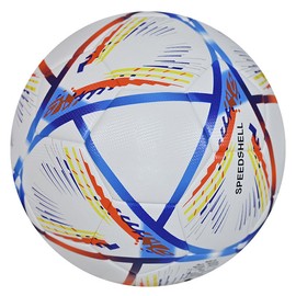 Training Soccer Ball PU No. 5 Symbol Highly Elastic Inflatable Football for Outdoor Sports Adults